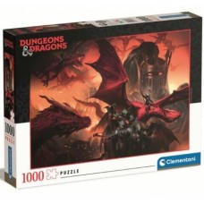 Clementoni- Dungeons & Dragons puzzle, 1000 db