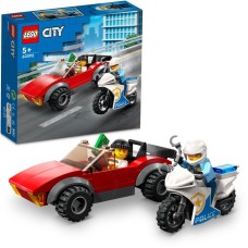LEGO® City 60392 - Rendőrségi motoros autós üldözés 