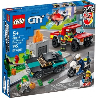  LEGO City Tűzoltás és rendőrségi hajsza 