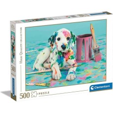 Clementoni puzzle- Rosszcsont dalmata kutyus 500 db-os (35150) 