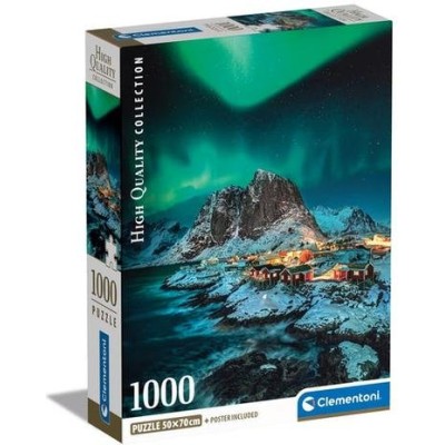 Clementoni 39775 - Lofoten-szigetek - 1000 db-os Compact puzzle