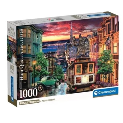 Clementoni 39776 High Quality Collection Compact puzzle - San Francisco