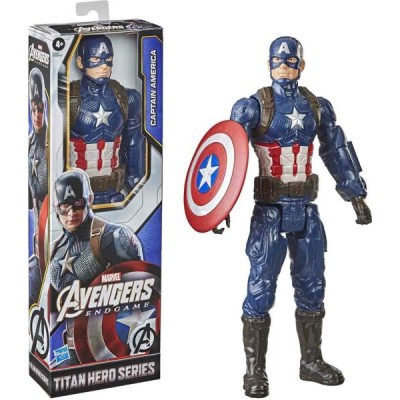 Marvel Titan Hero Series- Amerika Kapitány akciófigura, 30 cm