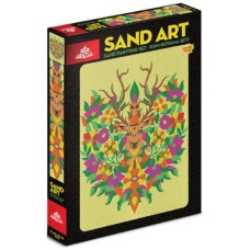 Homokvarázs: Csodaszarvas homokfestő készlet