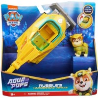 Mancs őrjárat: Aqua Pups átalakítható jármű Rubble figurával
