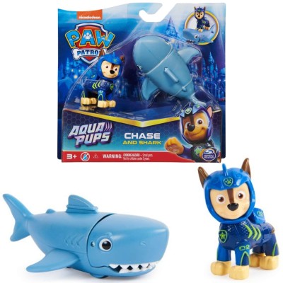 Mancs őrjárat: Aqua Pups hősök játékszett - Chase és cápa