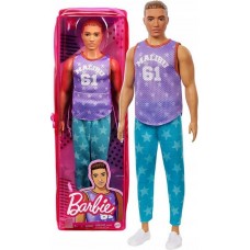 Barbie Fashionistas Boys - vörös hajú baba, csillagos nadrágban