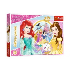  Trefl Disney Princess - Belle és Ariel -  Csillám puzzle