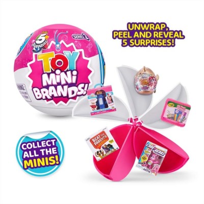  Toy Mini Brands mini játékok meglepetés csomag, 5 db-os