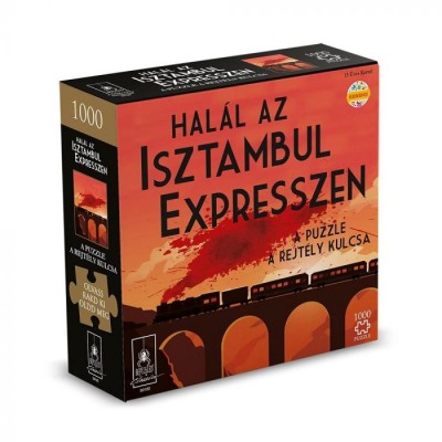  Halál az Isztambul expresszen puzzle rejtéllyel, 1000 db