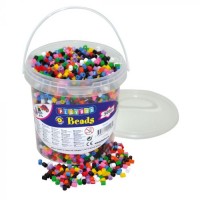  Playbox Vödör vasalható gyöngyökkel, 5000 db, 10 szín