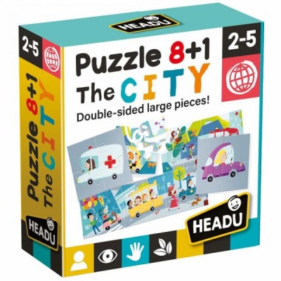 8+1 kétoldalas puzzle - Városka